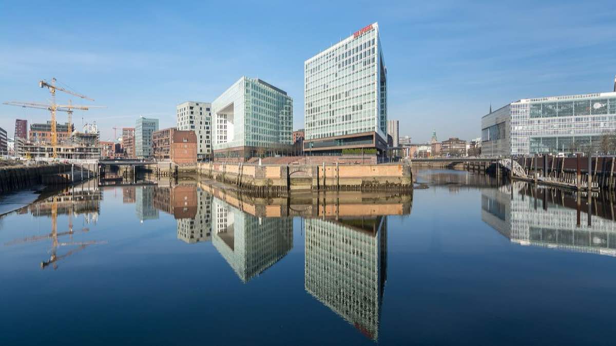 Blick über die Hamburger HafenCity