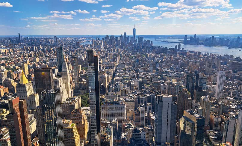 Die Stadt, die niemals schläft: New York.