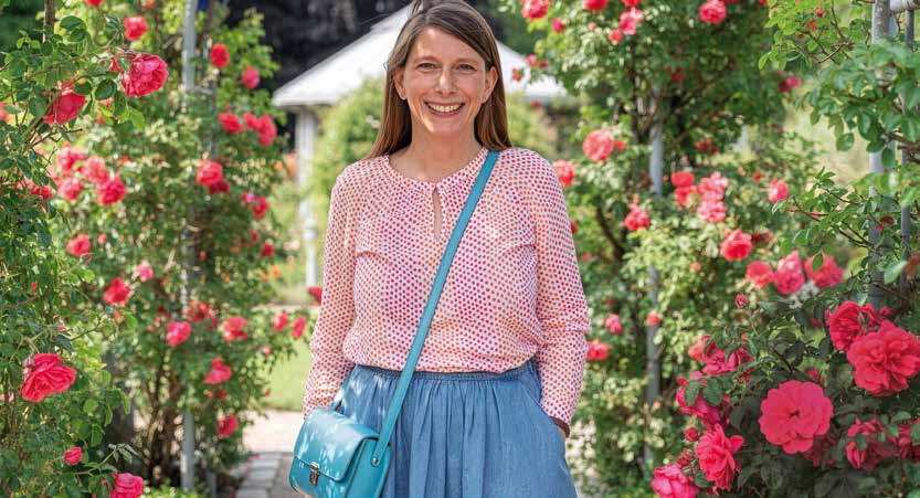Silke Erbslöh in Planten un Blomen. Den Park hat ihre Mutter geliebt – nicht nur wegen der vielen Blumen.
